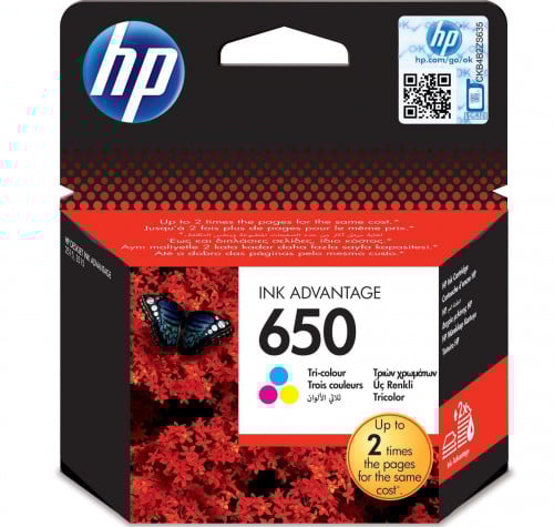 حبر hp 650 ملون