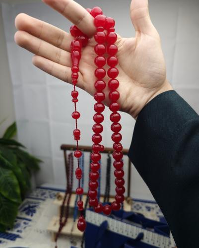 سبحة فاتوران عنابي صك تمليكة