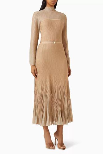 Gold dress