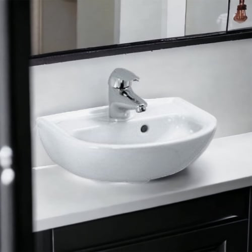 حوض مغسلة مشب