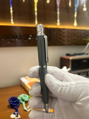 قلم سانتوس رمادي