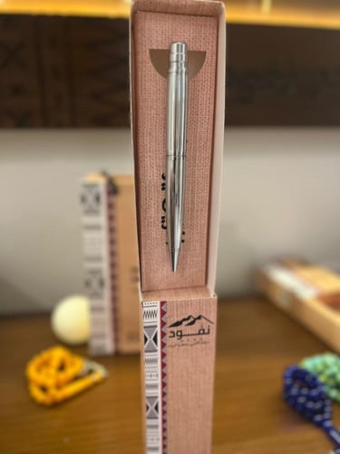 قلم سانتوس فضي