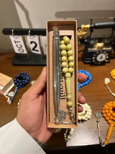 طقم القهوة السعودية وسانتوس فضي