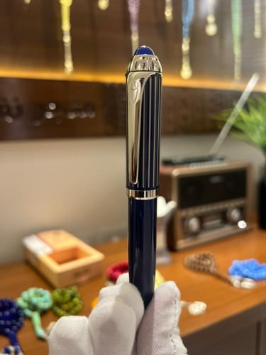 قلم مونتي بلانك أزرق