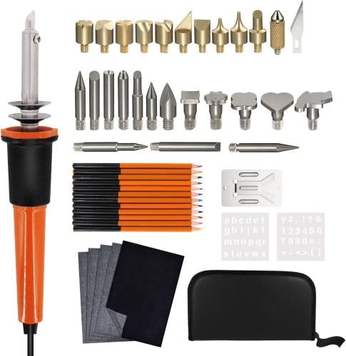 مجموعة أدوات حرق الخشب 50 قطعة