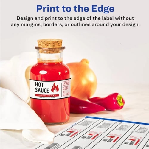 استيكرات ضد الماء مستطيل عدد 40 استيكر مقاس 24 سم...