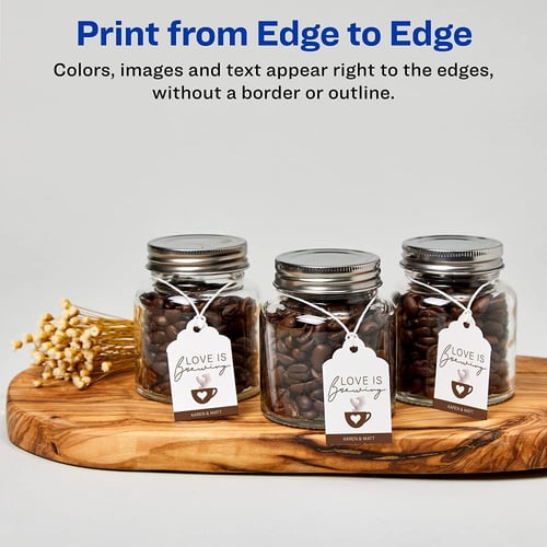 بطاقات مستطيلة بنقش (Scallop Rectangle Tags)