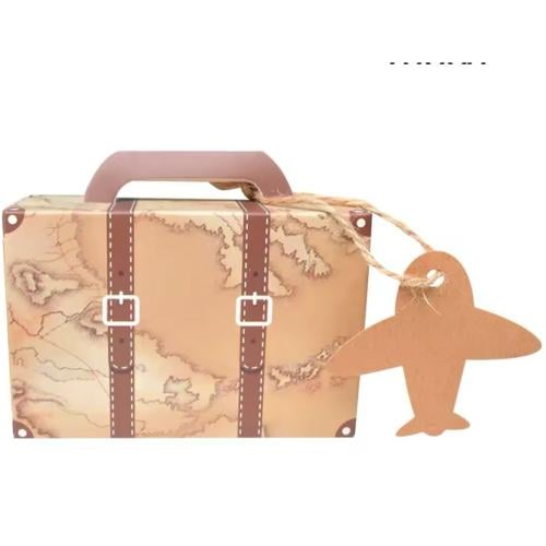 بوكس شنطه بني 10 حبات