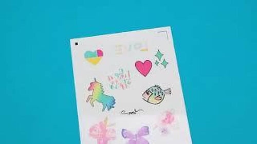 ورق التاتو المؤقت للطباعة - Silhouette Printable T...