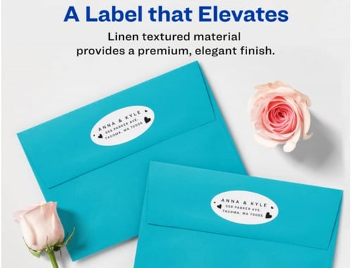 استيكرات بيضاوية مقاس 6 سم في 3 سم عدد 63 استيكر