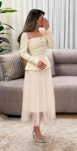 W132فستان مكون من قطعتين منفصله