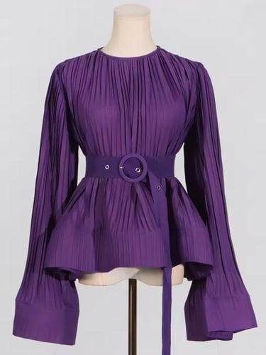 W136فستان أنيق طويل ساتر مكون من قطعتين