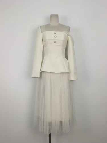 W132فستان مكون من قطعتين منفصله