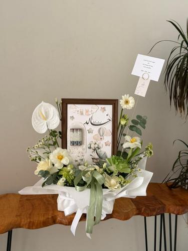 The painting bouquet