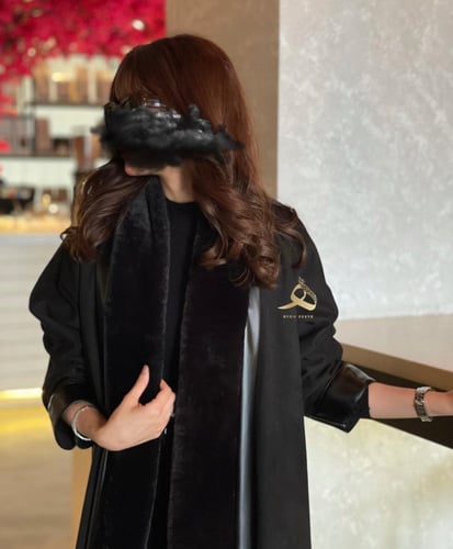 القماش شمواه شتوي + جلد + فرو