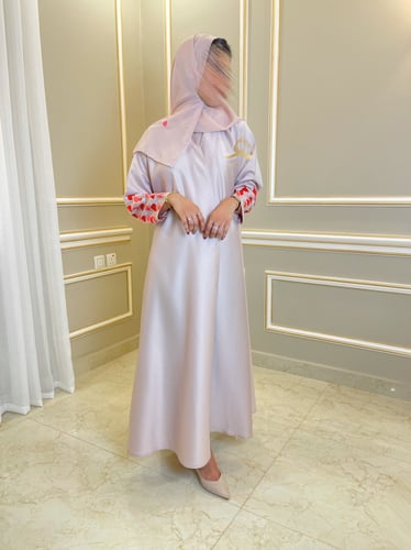 القماش تفته صيفي لون بيبي بينك