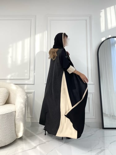 القماش كريب ملكي ، كريب مخطط بالخلف