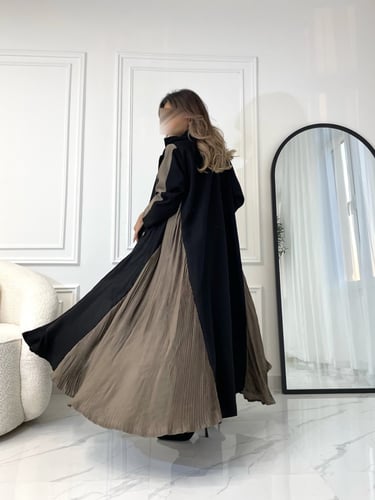 القماش كريب بكسرات جانبيه