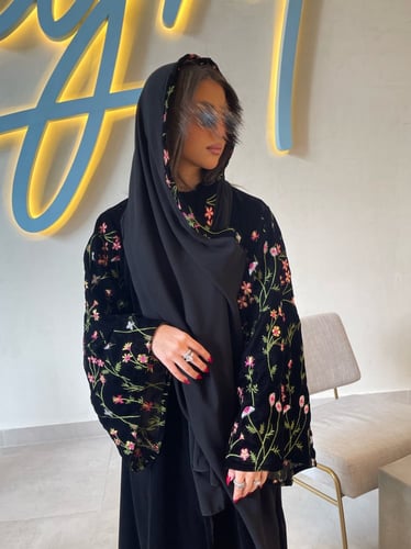 القماش مخمل - مخمل مطرز