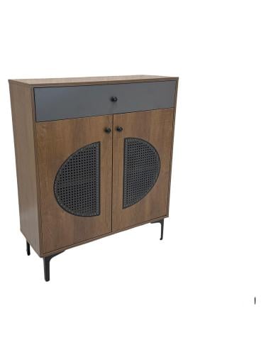 دولاب احذية خشب متعدد الاغراض2 باب مقاس 95*33*80 س...