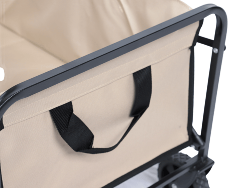 عربة تسوق بعجلات كبيرةقابلة للطي