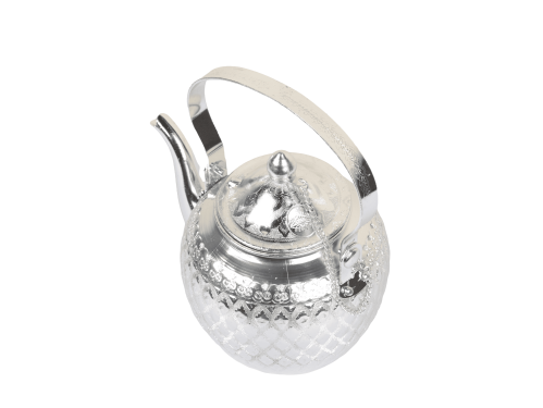 ابريق المنيوم فضي مقاس 14سم