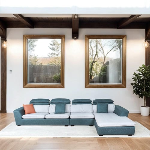 طقم كنب حرف L