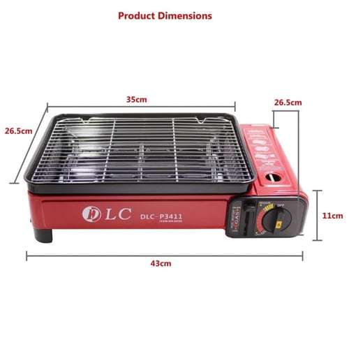 موقد غاز محمول للرحلات والتخييم مع شعلة واحدة للشو...