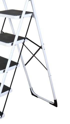 سلم حديد بخمس درجات مع مقبض حماية مبطّن