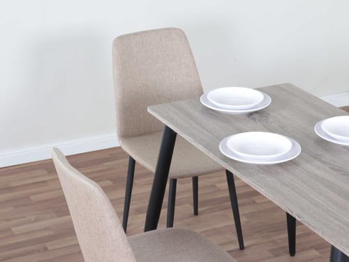 طقم طاولة طعام خشب