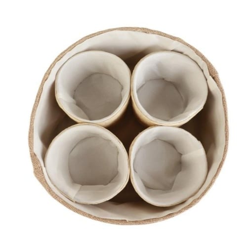 سلة خوص أنيقة ومتعددة الاستخدامات