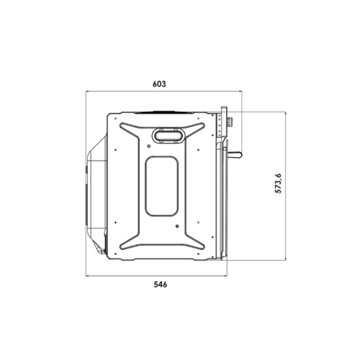 فرن كومتيل كهرباء بلت ان 60سم 4 برامج تركي