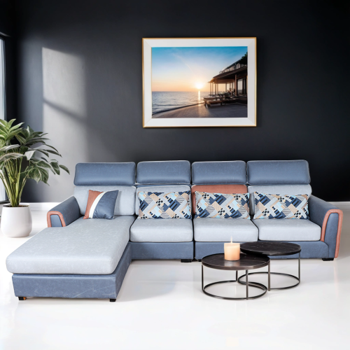 طقم كنب حرف L