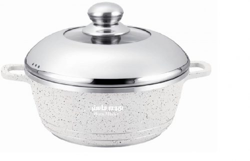 قدر سراميك هوم ماستر لون بني مقاس 26 سم