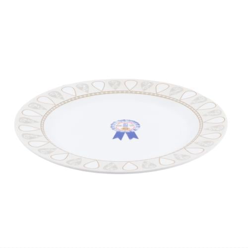 صحن ميلامين أبيض 25 سم