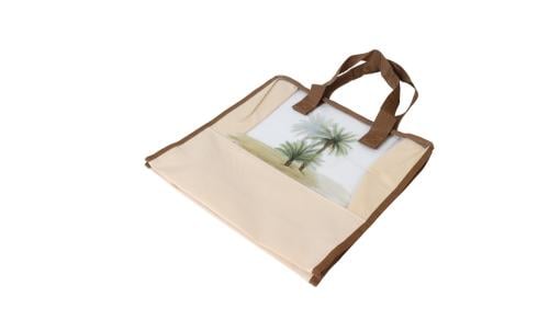 حقيبة تسوق قابلة لإعادة الاستخدام بتصميم شفاف