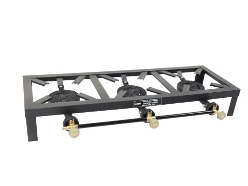 موقد غاز بثلاث عيون حديدي قوي للاستخدام الخارجي