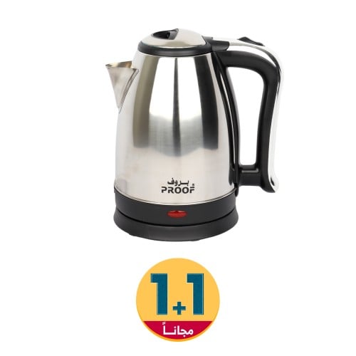 غلاية ماء استيل 1.8 لتر 1+1