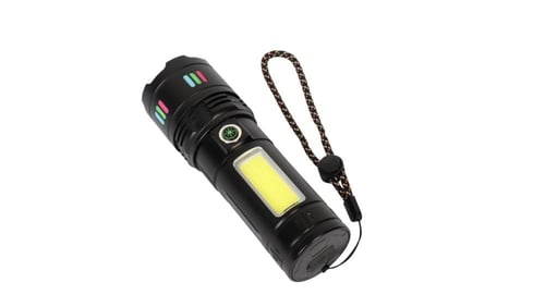 كشاف يدوي LED عالي الأداء مع حبل مدمج للتحكم في ال...