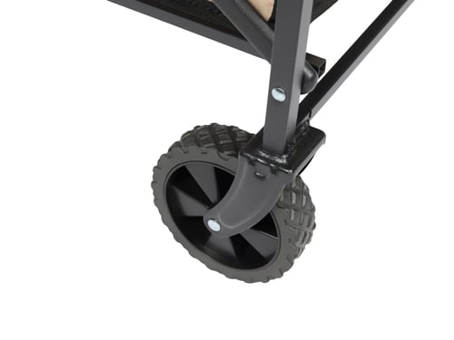 عربة تسوق بعجلات كبيرةقابلة للطي