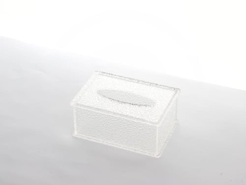 علبة مناديل اكريلك شفافة بتصميم مثالي لتنظيم المسا...