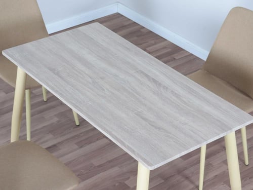 طقم طاولة طعام خشب