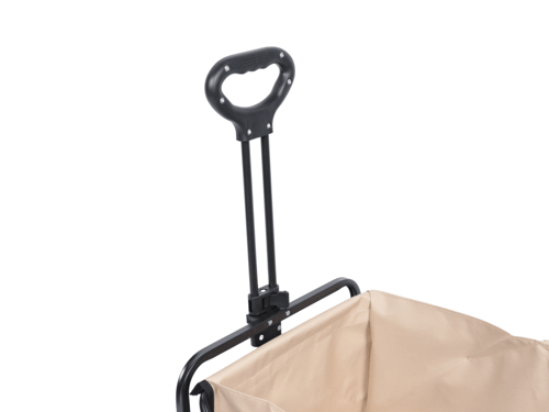 عربة تسوق بعجلات كبيرةقابلة للطي