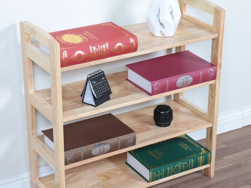 رف خشبي متعدد الاستخدامات - تصميم أنيق وعصري يتكون...