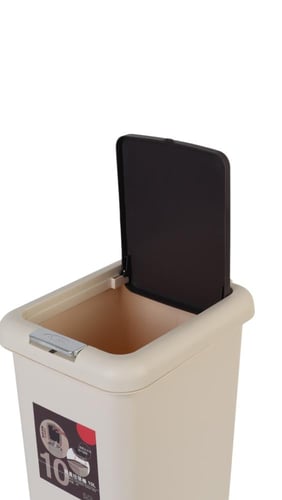 سلة نفايات بغطاء متحرك – سعة 10 لتر