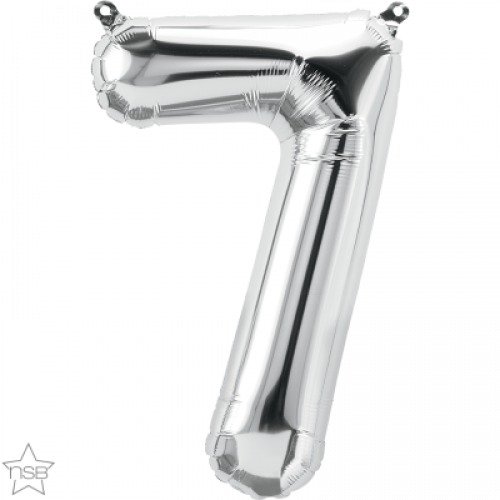 FOIL SMALL NUMBER SILVER (عدد 5 قطع) 7