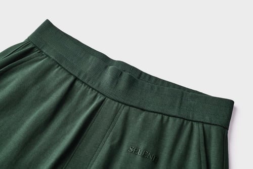 بنطال بيكيه رجالي أخضر غامق