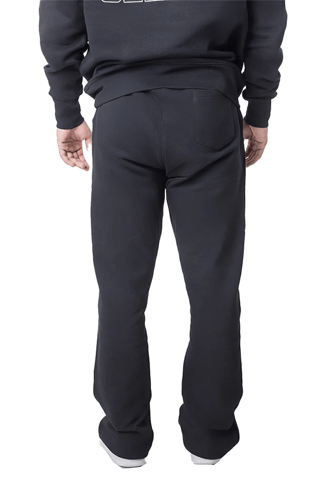 بنطلون سيلين واسع أسود