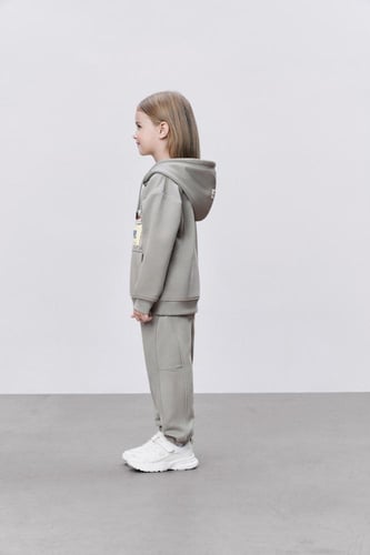 هودي رمادي للأطفال