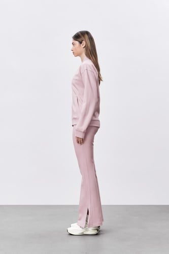 بنطال نسائي إنترلوك ليلكي ماربل